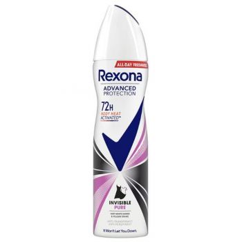 Deodorant Antiperspirant Spray pentru Femei Invizibil Pure - Rexona Advanced Pro Invisible Pure 72h, 150 ml