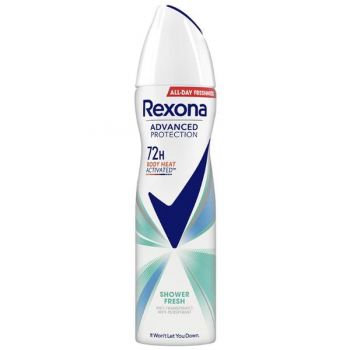 Deodorant Antiperspirant Spray pentru Femei - Rexona Advanced Protection Shower Fresh 72h, 150 ml