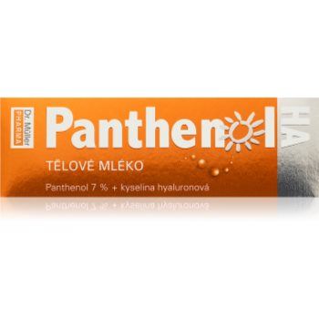 Dr. Müller Panthenol HA body lotion 7% lapte calmant dupa expunere la soare cu acid hialuronic