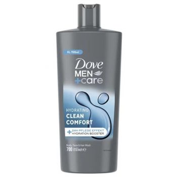 Gel de Dus pentru Barbati - Dove Men +Care Hydrating Clean Comfort Body, Face & Hair Wash, 700 ml