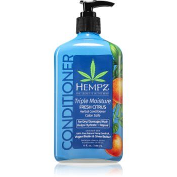 HEMPZ Triple Moisture balsam hidratant pentru păr