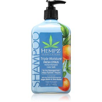 HEMPZ Triple Moisture sampon hidratant pentru păr