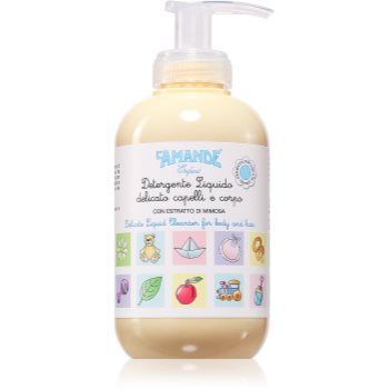 L'Amande Baby Delicate Liquid Detergent Gel de dus si sampon pentru copii