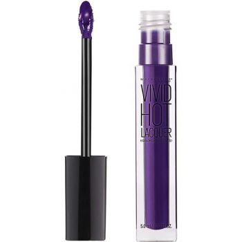 Luciu de buze, Maybelline New York, Color Sensational Vivid Hot Lacquer 78 Royal, 7.7 ml