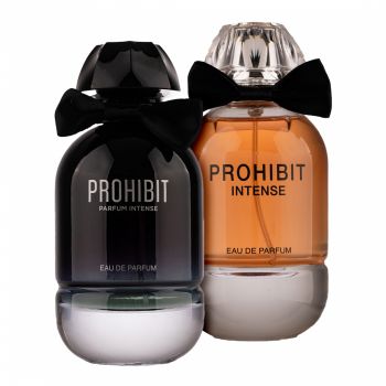 Pachet 2 parfumuri, Prohibit Parfum Intense 100 ml si Prohibit Intense 100 ml