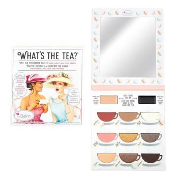 Paleta de farduri pentru ochi, theBalm, What’s The Tea? Hot Tea Eyeshadow Palette