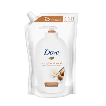 Rezerva Sapun Lichid cu Unt de Shea si Vanilie - Dove Caring Hand Wash Shea Butter with Warm Vanilla Refill Pack, 500 ml