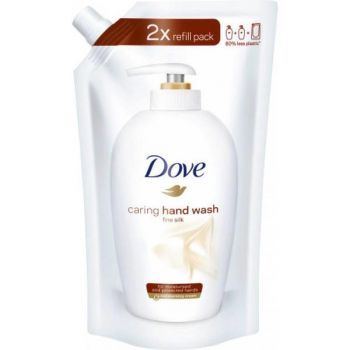 Rezerva Sapun Lichid Delicat - Dove Caring Hand Wash Fine Silk Refil Pack, 500 ml