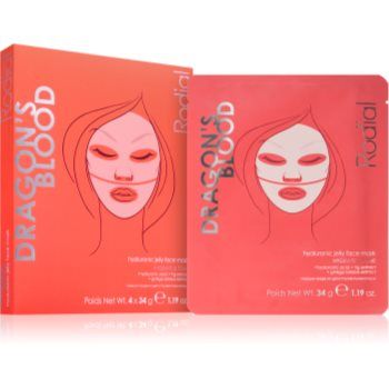 Rodial Dragon's Blood Hydrogel Jelly Face Mask mască intensă cu hidrogel