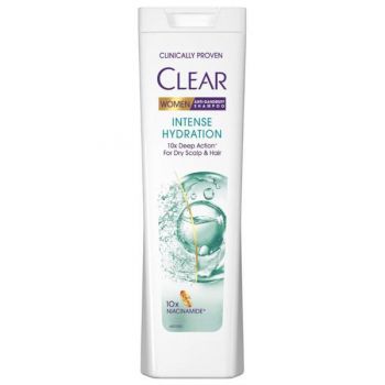 Sampon Hidratant Anti-matreata pentru Femei - Clear Women Anti-Dandruff Shampoo Intense Hydration, 225 ml