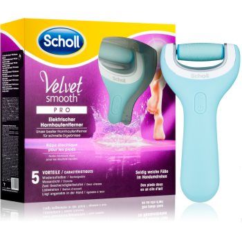 Scholl Velvet Smooth Pro pila electronica pentru calcaie rezistent la apa