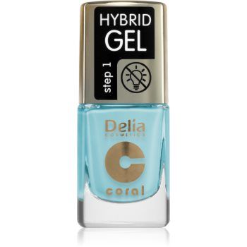 Delia Cosmetics Coral Nail Enamel Hybrid Gel lac de unghii sub forma de gel