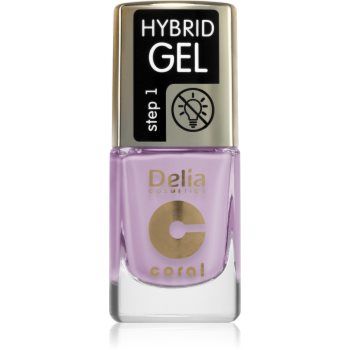 Delia Cosmetics Coral Nail Enamel Hybrid Gel lac de unghii sub forma de gel