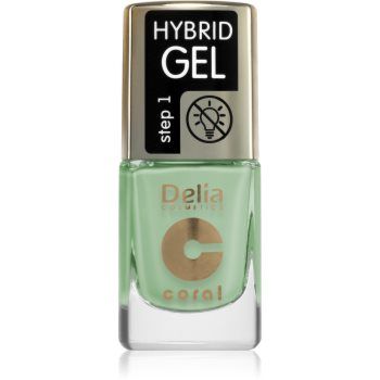 Delia Cosmetics Coral Nail Enamel Hybrid Gel lac de unghii sub forma de gel