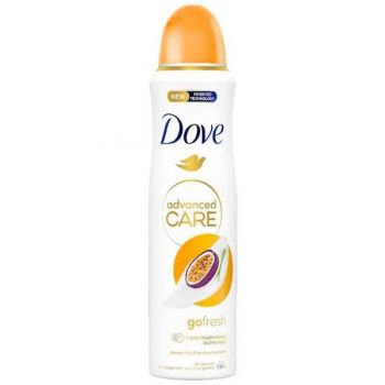 Deodorant Spray - Dove Advanced Care Go Fresh Passion Fruit & Lemongrass, 150 ml