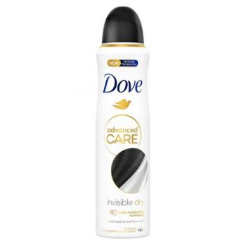 Deodorant Spray - Dove Advanced Care Invisible Dry, 150 ml