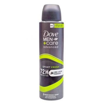 Deodorant Spray pentru Barbati - Dove Men +Care Advanced 72h Protection Sport Fresh, 150 ml