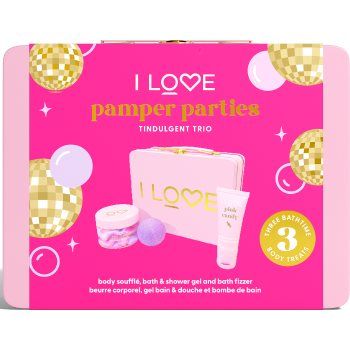 I love... Pamper Parties Tindulgent Trio set cadou intr- o cutie