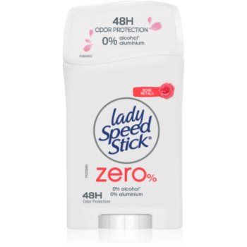 Lady Speed Stick Zero Fresh Rose Petals deodorant fără conținut săruri de aluminiu