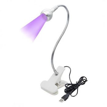 Lampa Uv Led manichiura unghii, pentru uscare polygel / gel in tipsuri smart reutilizabile, prindere clips de birou / masa