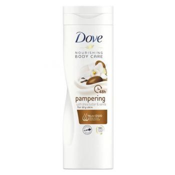 Lotiune de Corp - Dove Nourshing Body Care Pampering with Shea Butter & Vanilla, 400 ml