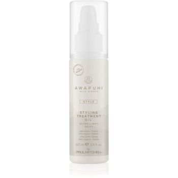 Paul Mitchell Awapuhi Wild Ginger Styling Treatment Oil ulei pentru regenerare pentru păr uscat și deteriorat