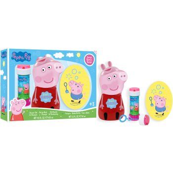 Peppa Pig Body and Hair set cadou 3+ (pentru baie) pentru copii