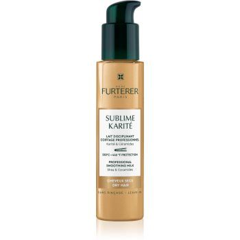 René Furterer Sublime Karité Professional smoothing milk balsam fara clatire pentru par uscat