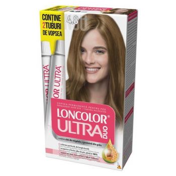 SHORT LIFE - Vopsea Permanenta pentru Par Loncolor Ultra Max, nuanta 4.8 Aluna