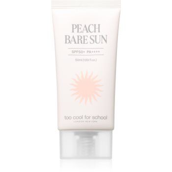 Too Cool For School Peach Bare Sun crema de soare pentru fata SPF 50+