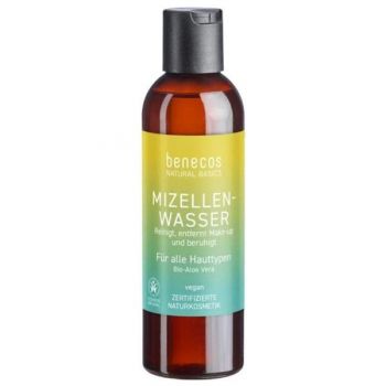 Apa Micelara cu Aloe Vera - Benecos Natural Basics Mizellen-Wasser, 200 ml