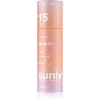 Attitude Sunly Lip Balm balsam de buze protector SPF 15