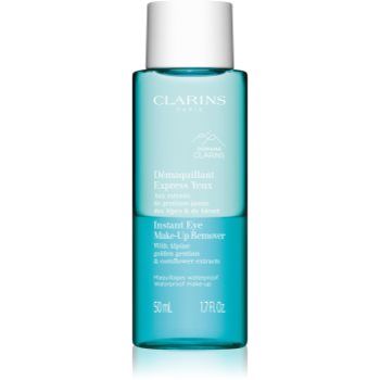 Clarins Cleansing Instant Eye Make-Up Remover demachiant pentru ochi in doua faze demachiant pentru ochi in doua faze pentru ochi sensibili