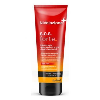 Crema Regeneranta pentru Maini si Unghii S.O.S. - Farmona Nivelazione S.O.S. Forte Regenerating Hand&Nail Cream, 100 ml