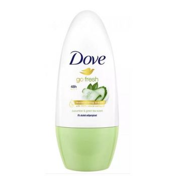 Deodorant Roll-on Antiperspirant Castravete si Ceai Verde - Dove Go Fresh Cucumber and Green Tea, 50 ml