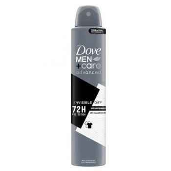 Deodorant Spray pentru Barbati - Dove Men +Care Advanced 72h Protection Invisible Dry, 200 ml