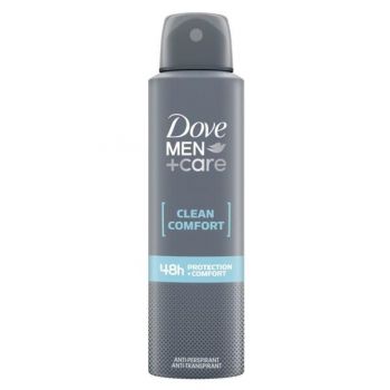 Deodorant Spray pentru Barbati - Dove Men +Care Clean Comfort 48h Protection+Comfort, 200 ml