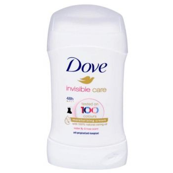 Deodorant Stick - Dove Invisible Care Water Lili & Rose Scent, 40 ml