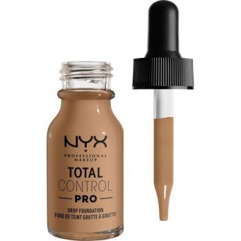 Fond de ten Nyx Total Control Pro Drop Foundation, Caramel, 13 ml