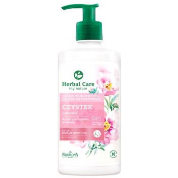 Gel Delicat pentru Igiena Intima cu Extract de Cistus - Farmona Herbal Care Cistus Delicate Intimate Gel, 330 ml