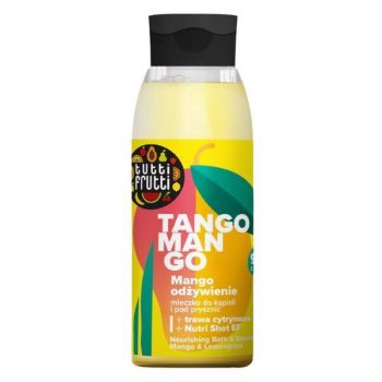 Lapte de Dus Hranitor cu Mango si Lemongrass - Tutti Frutti Nourishing Bath & Shower, Farmona, 400 ml