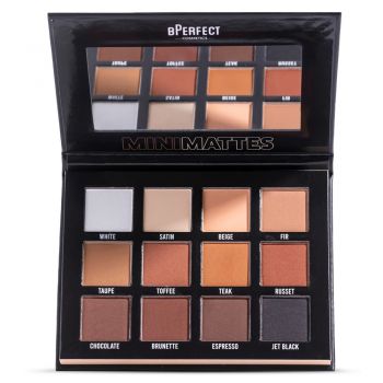 Paleta Farduri BPerfect Cosmetics Ultimattes Mini - 12 Pan Shadow