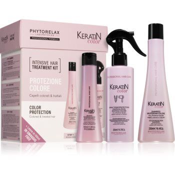 Phytorelax Laboratories Keratin Color set cadou (pentru păr vopsit)