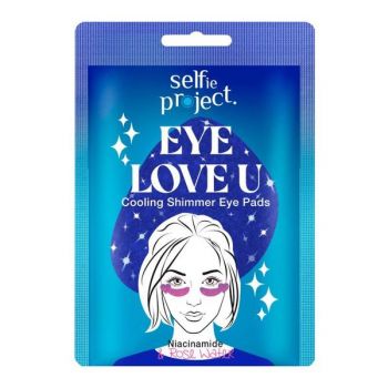 Plasturi Racoritori pentru Ochi - Selfie Project Eye Love U Cooling Shimmer Eye Pads, 2 buc