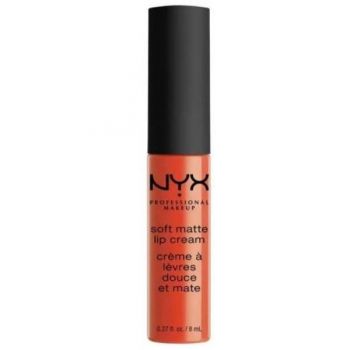 Ruj lichid mat NYX Professional Makeup Soft Matte Lip Cream San Juan, 8 ml