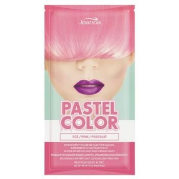 Sampon Colorant Semipermanent Roz - Joanna Pastel Color Pink, 35 g