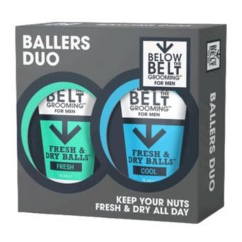 Set Cadou Crema zona intima Below The Belt Ballers Duo Gift Set 2x75ml