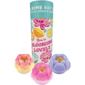 Set cadou You're a Total Bomb Babe Tube 3 produse, 3 x bile de baie 160 g Bomb Cosmetics