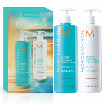 Set de par pentru hidratare Moroccanoil Hydration Duo 2x500ml