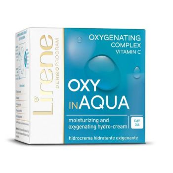 Crema de zi hidratanta si oxigenanta Lirene Oxy In Aqua, pentru piele normala, 50ml